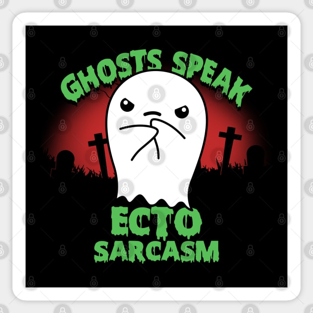 Cute Funny Original Kawaii Ghost Sarcasm Meme Sticker by BoggsNicolas